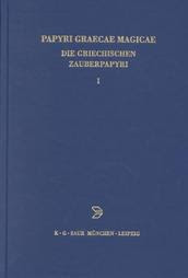 Cover of Karl Preisendanz's Book Papyri Graecae Magicae Or Greek Magical Papyri Texts